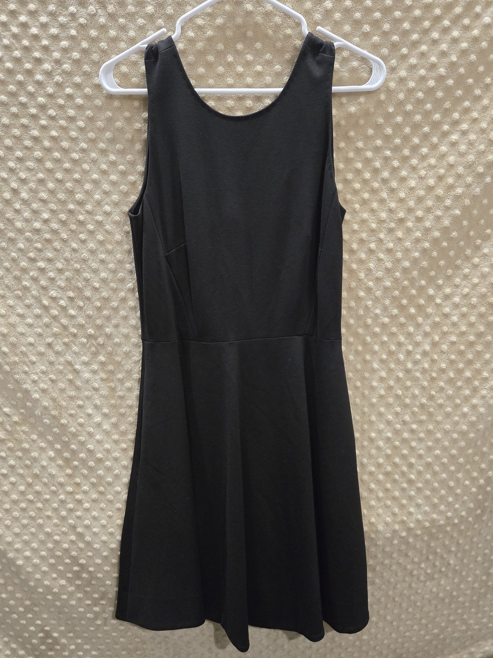Kate Spade Black Sleeveless Fit-and-Flare Mini Dress